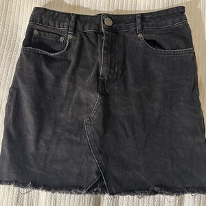 asos Denim Skirt Black US Size 4 EUC
